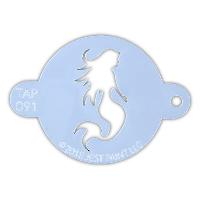 TAP91 face Painting Stencil -  Mystical Mermaid