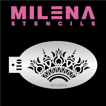 Milena Stencil - Regal Crown