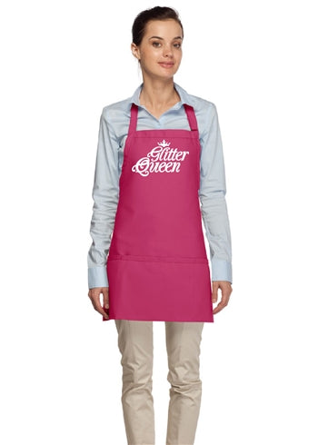 Glitter Queen Apron  3-Pocket apron