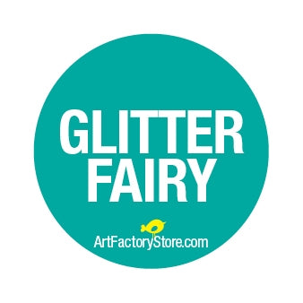 Button: Glitter fairy
