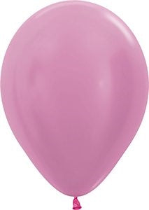 11" Pearl Fuchsia Betallic Balloons 100pk