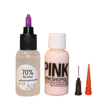 Freehand Glitter Tattoo Kit With Pink Glue