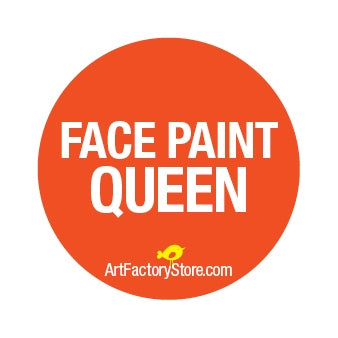 Button: face Paint Queen