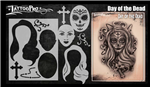 Tattoo Pro Stencils by Wiser - Day of the Dead Stencils