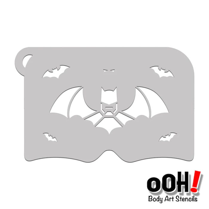 K03 Bat Hero Mask Ooh! face Painting Stencil