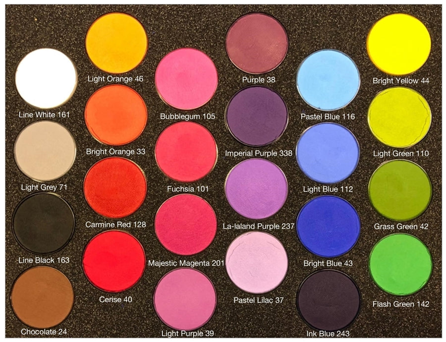 Standard 24 Color Palette - Superstar face Paints - 16gr