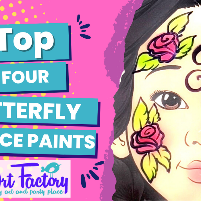 Butterfly Face Paint Tutorial | 4 Beautiful Butterfly Face Painting Designs for Face Painters