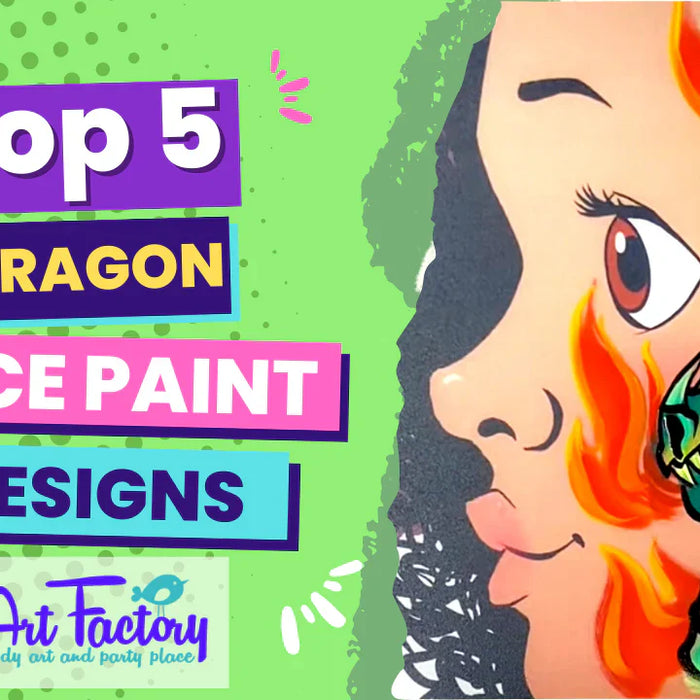 Dragon Face Paint Tutorial | Easy Fantasy Dragon Face Painting Ideas for Beginners & Professionals