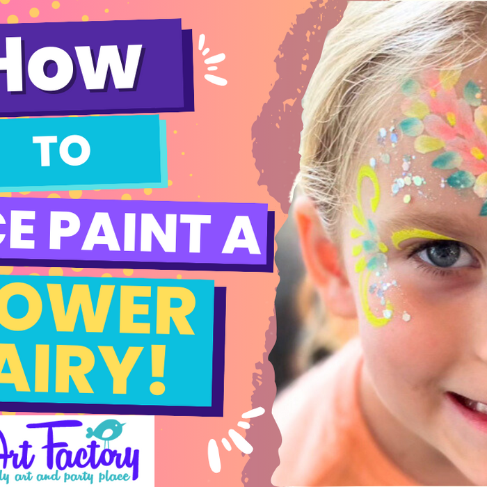 Easy Flower Fairy Face Paint Tutorial | Beautiful Princess & Fairy Design for Beginners and Professionals