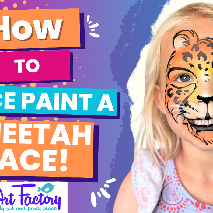 Easy Cheetah Face Paint Tutorial | Fast Full Face Animal Design for Beginners & Professionals