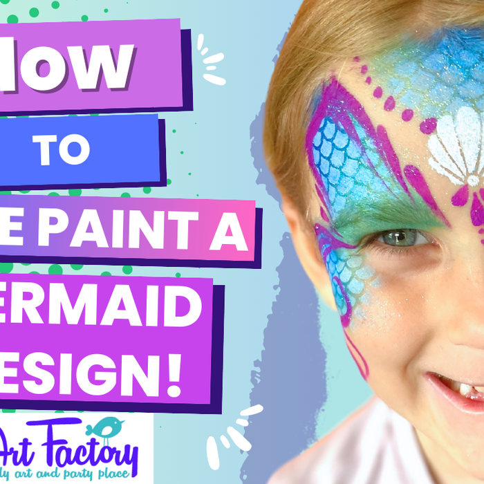 Easy Mermaid Face Paint Tutorial | Professional Face Painting for Beginners & Pros
