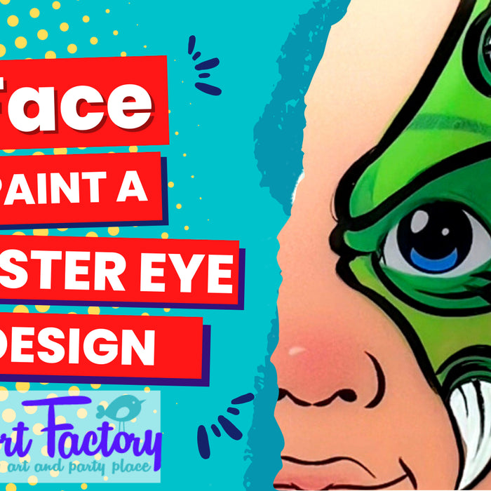 How to Face Paint a Monster Eye Design