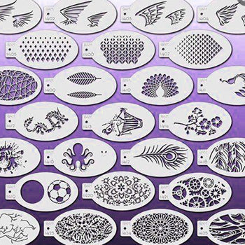 Face Paint Stencils – Set of 6 – Fantasy - The Art Store/Commercial Art  Supply