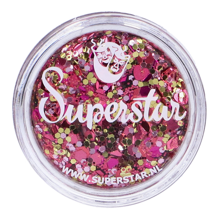 Superstar Chunky Glitter Cream - Pink Lady