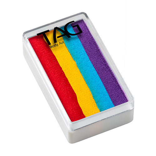 Tag Face Paint 1-stroke: Rainbow Four