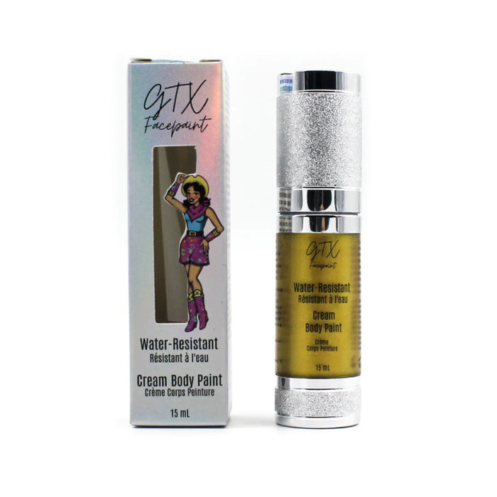 GTX Water-Resistant Cream Body Paint - Weddin' Band Gold - Metallic