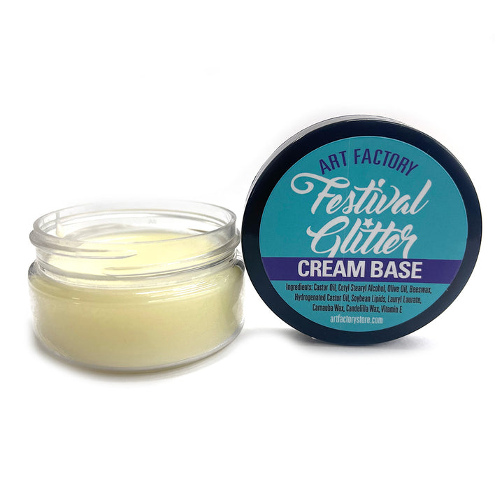 1oz Festival Glitter Cream Base by the Art factory