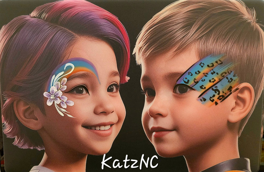 KatzNC practice board - Girl & Boy Side Profile Girl and Boy