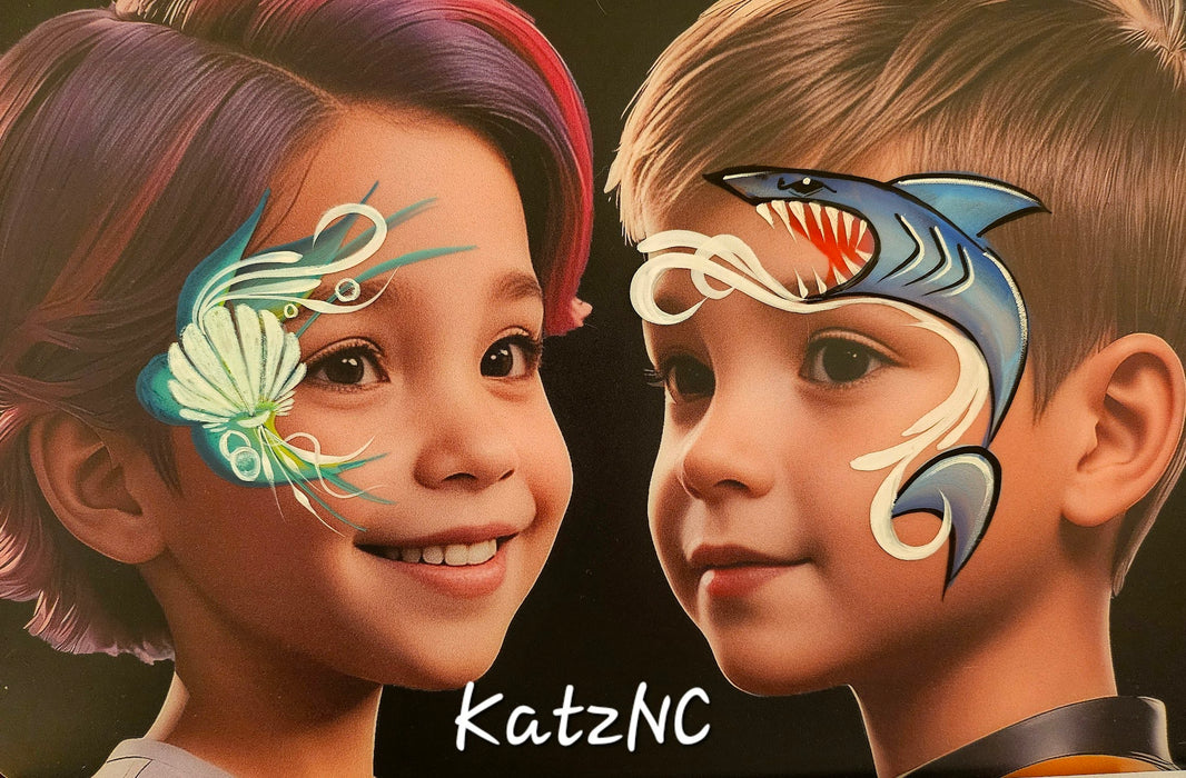 KatzNC practice board - Girl & Boy Side Profile Girl and Boy