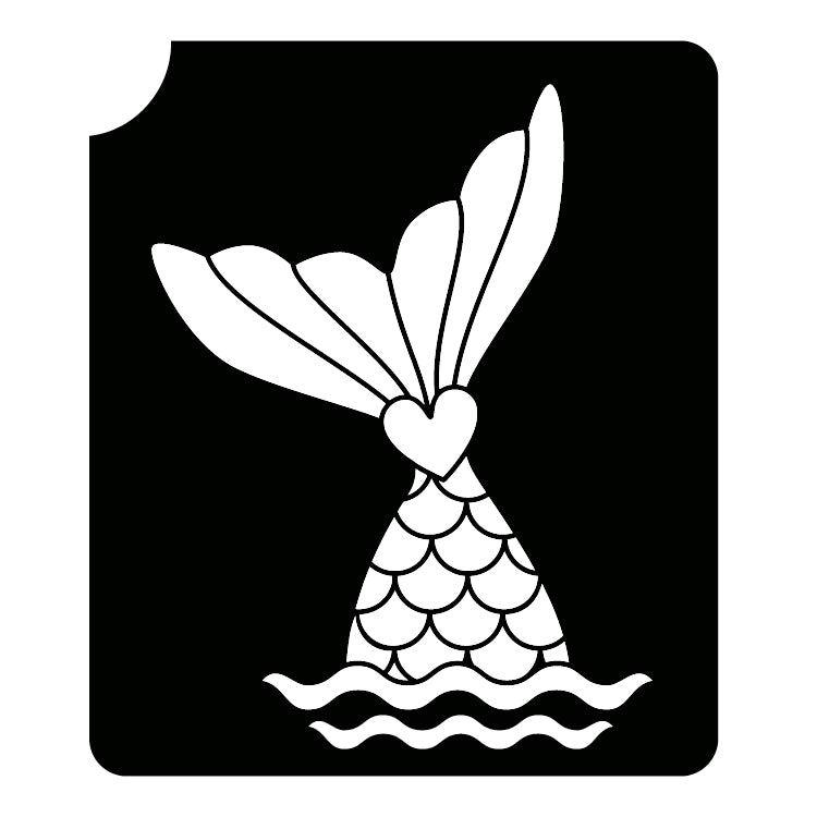 Art Factory Glitter Tattoo Stencil - Mermaid Tail #227 - Set of 5 — www ...
