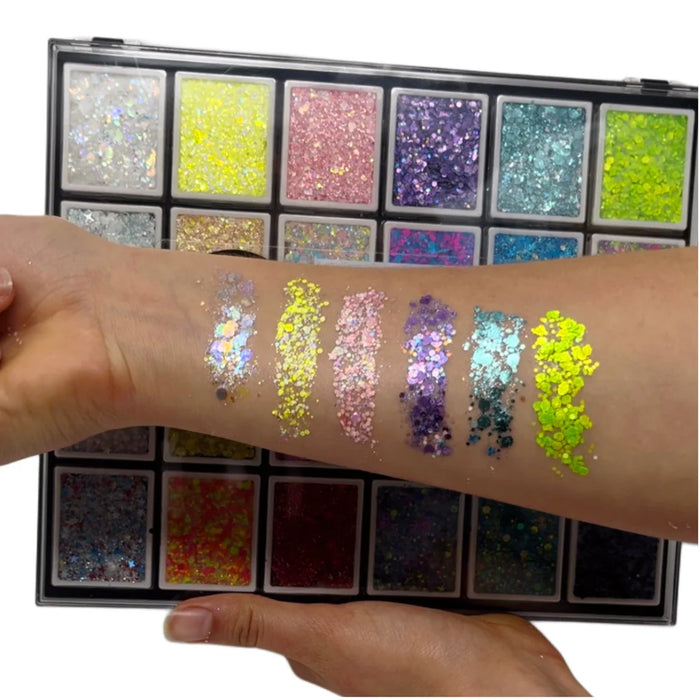 Vivid Gleam Glitter Cream ULTIMATE - 24 color Palette