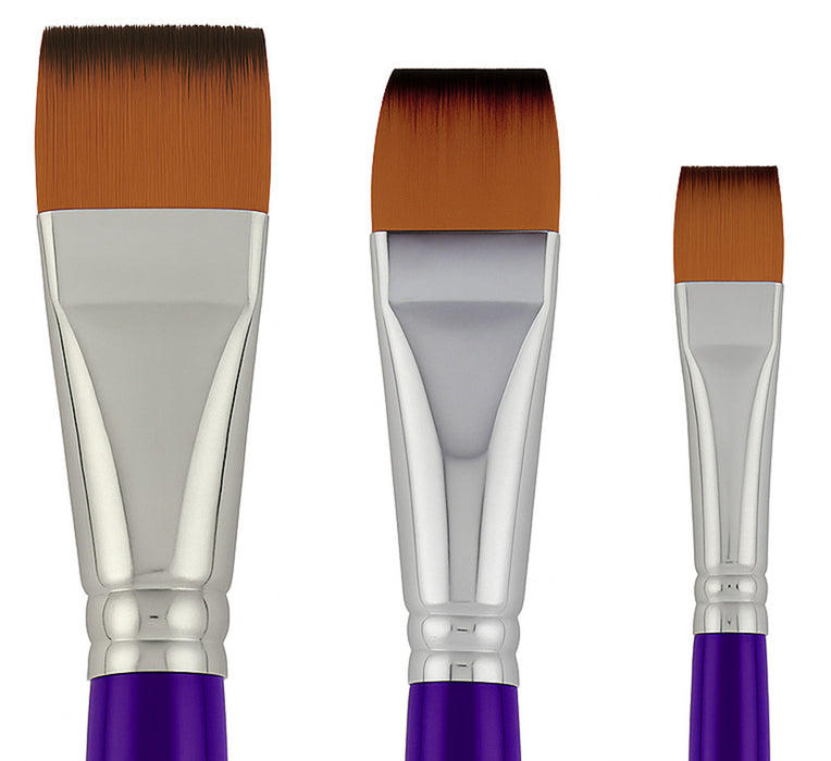 3 Flat Art Factory Studio Brush Set