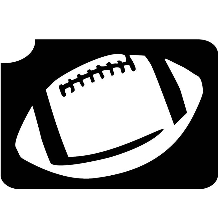 490 Football - Set of 5 - Art Factory Glitter Tattoo Stencil