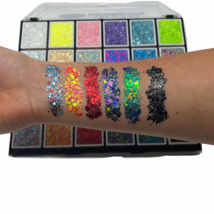 Vivid Gleam Glitter Cream ULTIMATE - 24 color Palette