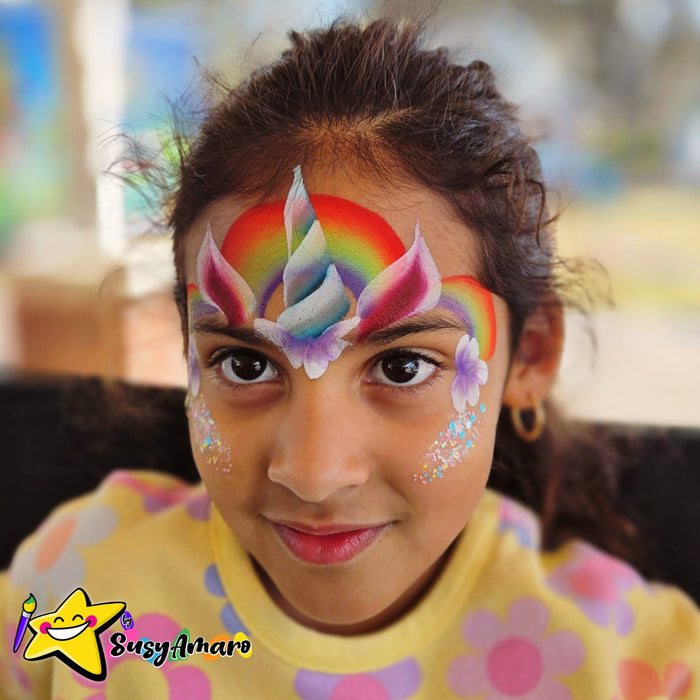 EZ Strokes By Susy Amaro’s UV GLOW Rainbow Love Palette