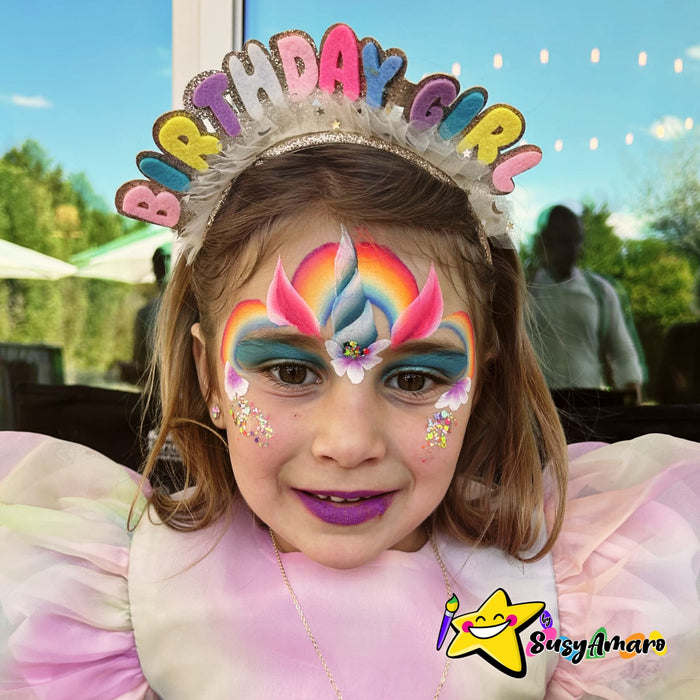 EZ Strokes By Susy Amaro’s UV GLOW Rainbow Love Palette