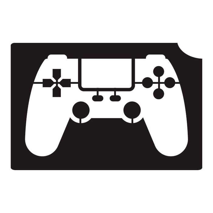739 Video Game Controller - Set of 5 - Art Factory Glitter Tattoo Stencils