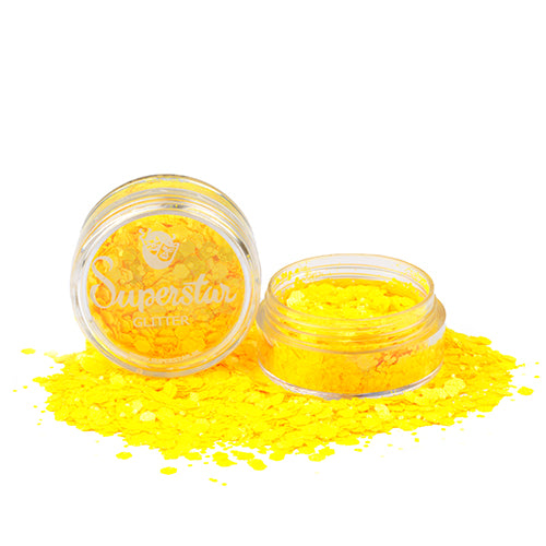 Lemonhead Chunky Glitter Mix 2oz Bottle, Yellow Chunky Glitter, Polyester  Glitter, Solvent Resistant, Premium Quality Glitter 