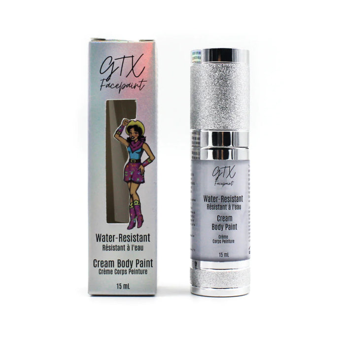 GTX Water-Resistant Cream Body Paint - True White