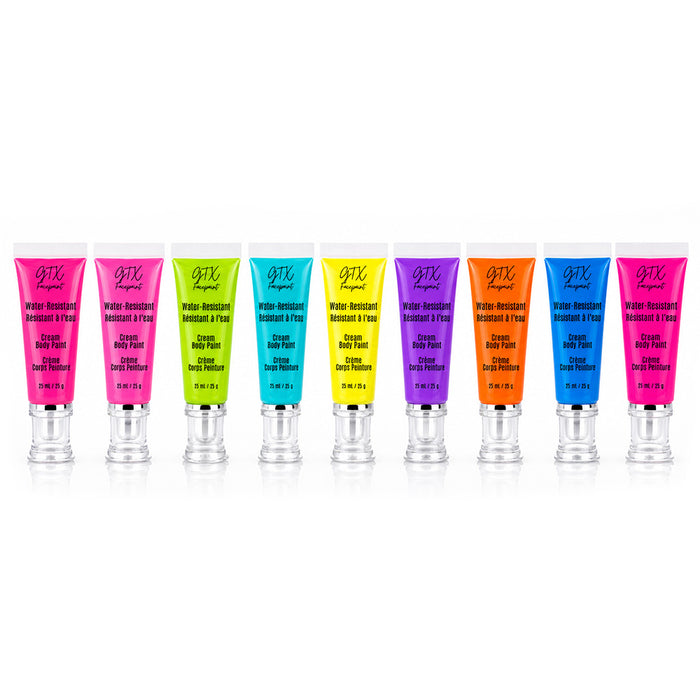 GTX Water-Resistant Cream NEON Body Paint Kit
