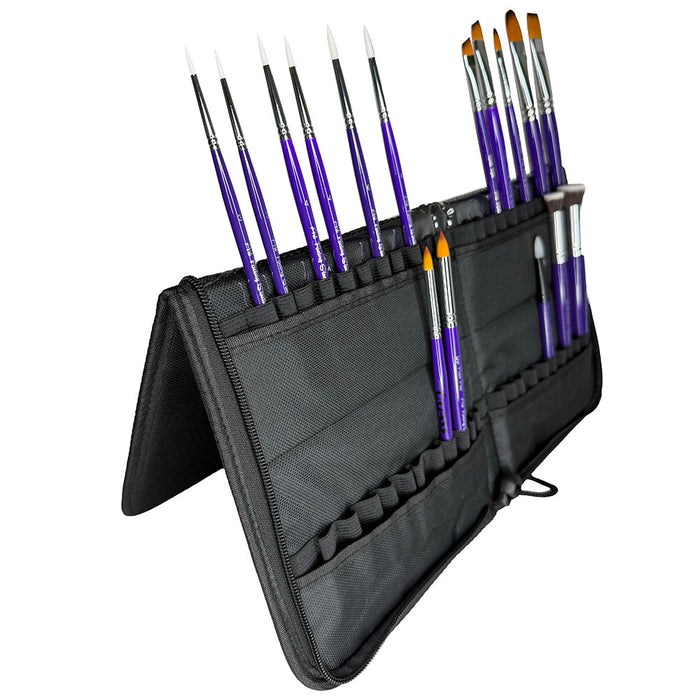 Professional Brush Easel V3 | Holds 50 Brushes | Art Factory