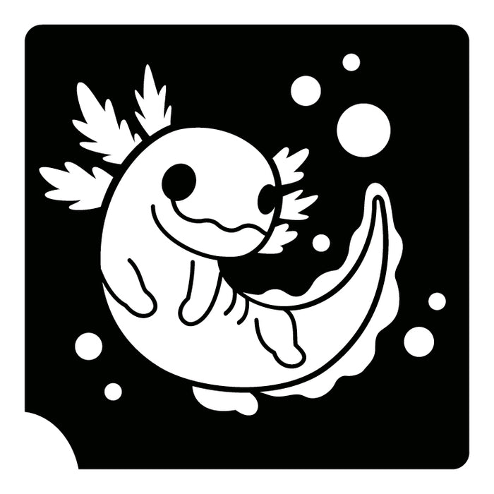 226 Axolotl - Set of 5 - Art Factory Glitter Tattoo Stencil