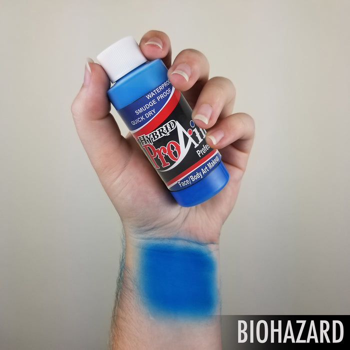 UV Biohazard Blue Atomic Hybrid Airbrush Makeup 2oz
