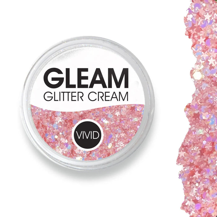 Vivid Gleam Glitter Cream - Baby Rose 30gr