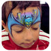 Bat Guy single onestroke face paint cake, Face Painting Hub