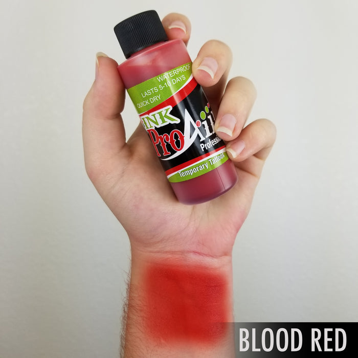 Blood Red ProAiir INK Alcohol Based Airbrush Body Paint 2oz