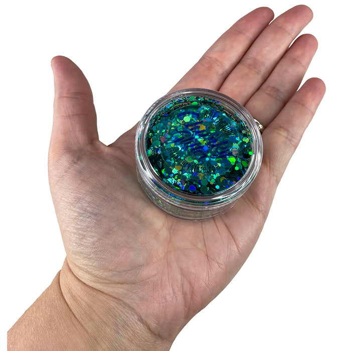 Loose Chunky Glitter - Blue Lagoon • Art Factory