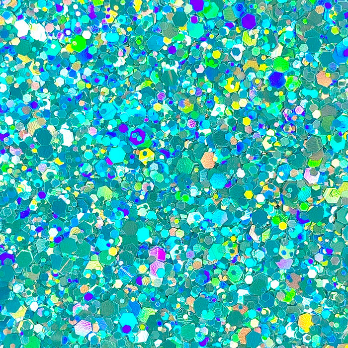 Loose Chunky Glitter - Blue Lagoon • Art Factory