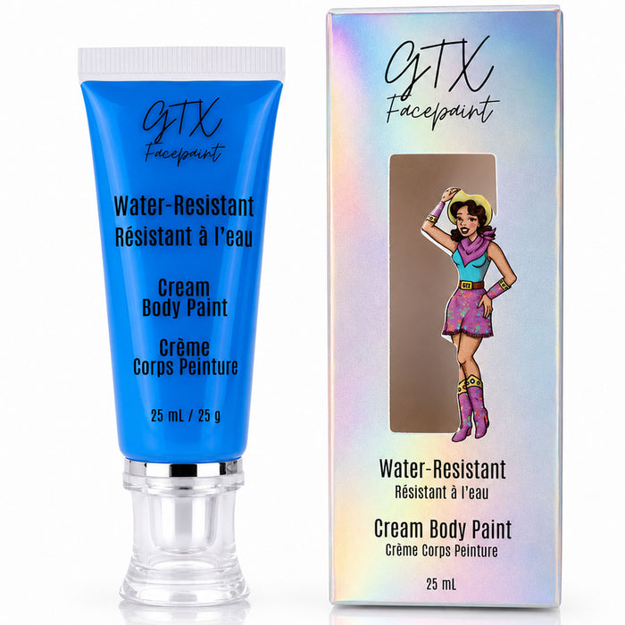 GTX Water-Resistant Cream Body Paint - Bluebonnet Blue 25ml