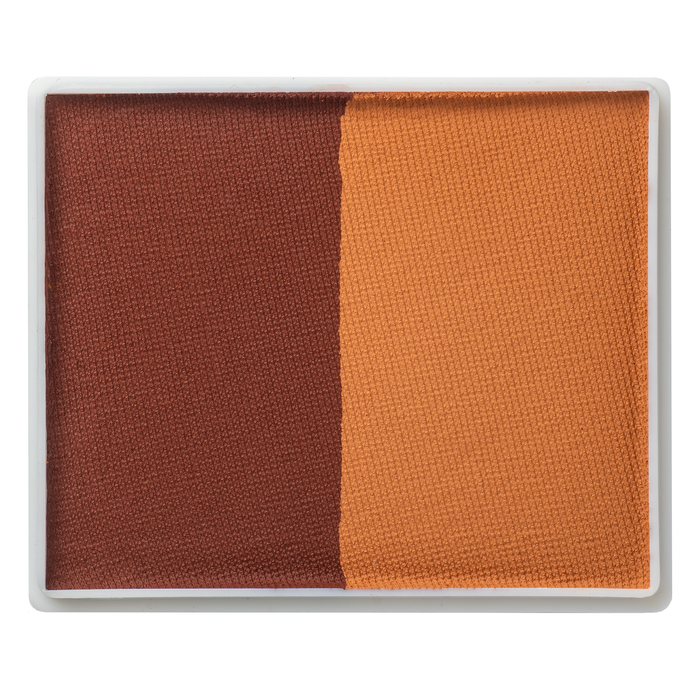 Tag face Paint Split Cake - Brown & Mid Brown