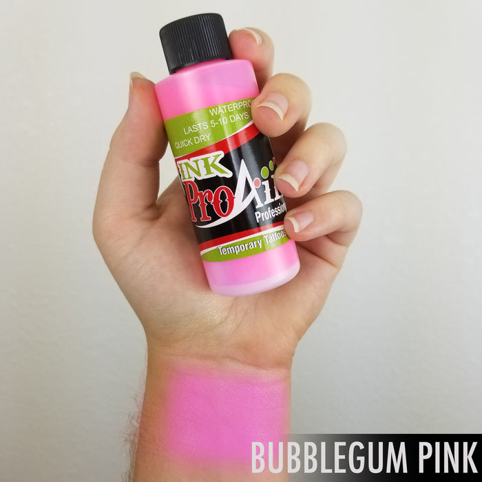 Bubble Gum Pink ProAiir INK Alcohol Based Airbrush Body Paint  2oz