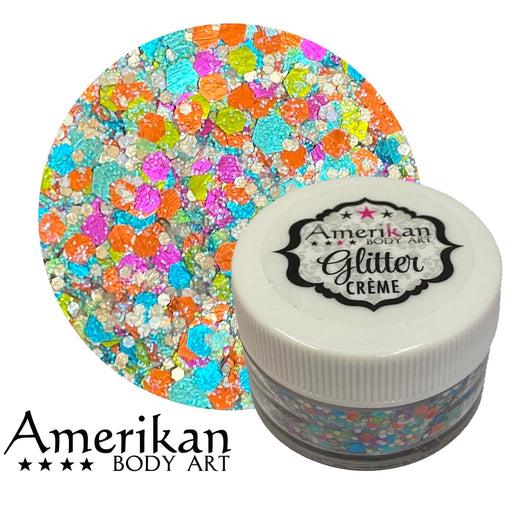 Capricorn Glitter cream jar