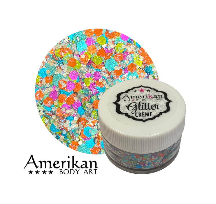 Capricorn Glitter cream jar