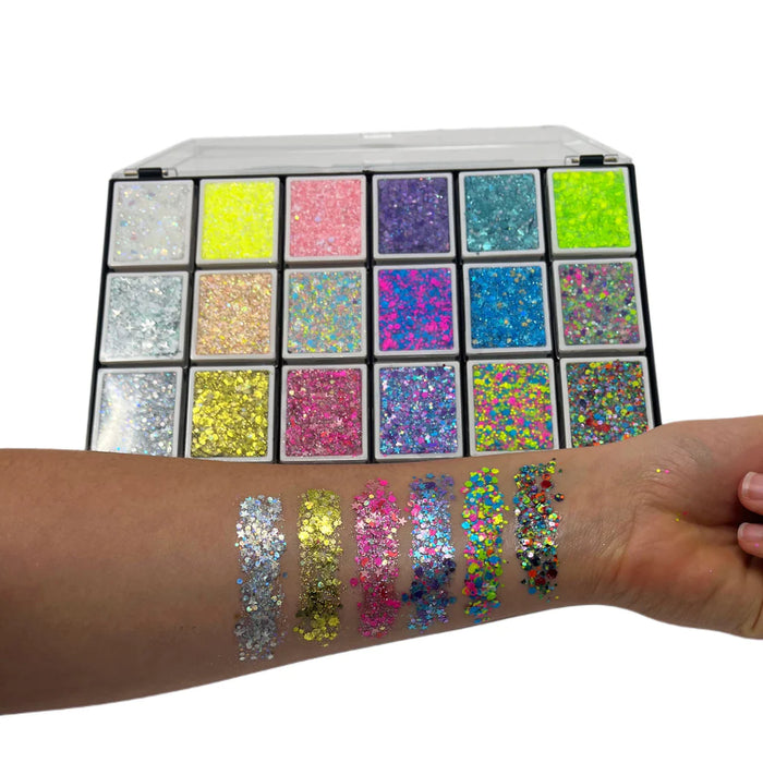 Vivid Gleam Glitter Cream ULTIMATE - 24 color Palette