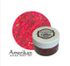 Cosmos is a fire red Glitter cream jar