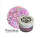 Cupid pink mix chunky Glitter cream jar